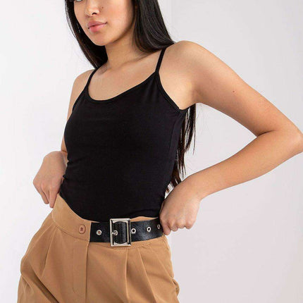 Chic Strapless Cotton Blouse