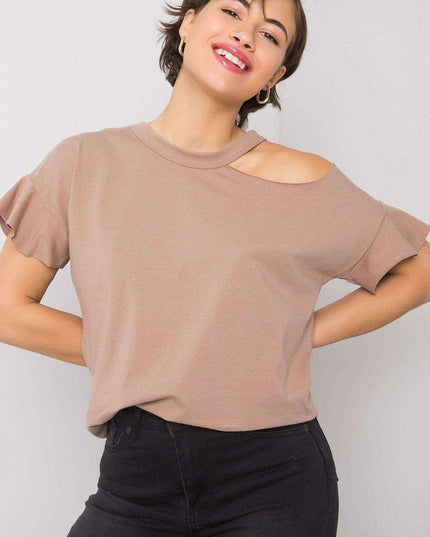 Stylish Off-Shoulder Cotton Top