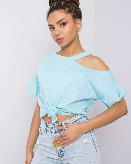 Stylish Off-Shoulder Cotton Top