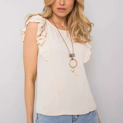Elegant Ruffle Detail Top