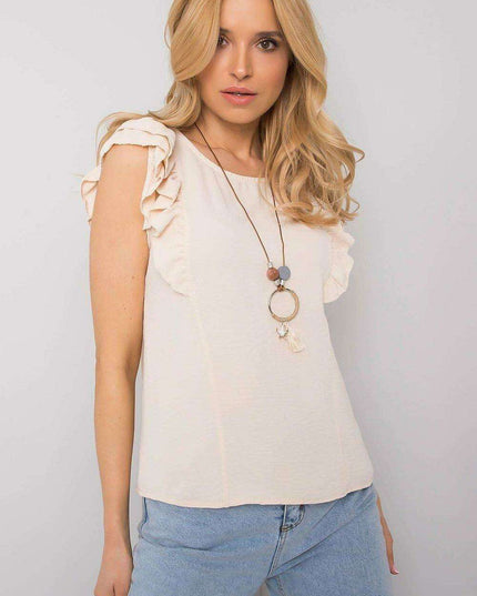 Elegant Ruffle Detail Top