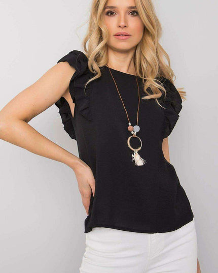 Elegant Ruffle Detail Top