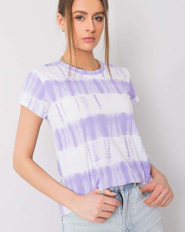 Chic Cotton Graphic Tee For Women Italy Moda Short Sleeve