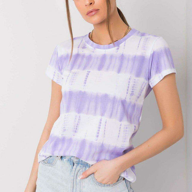 Chic Cotton Graphic Tee For Women Italy Moda Short Sleeve