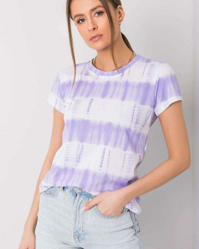 Chic Cotton Graphic Tee For Women Italy Moda Short Sleeve