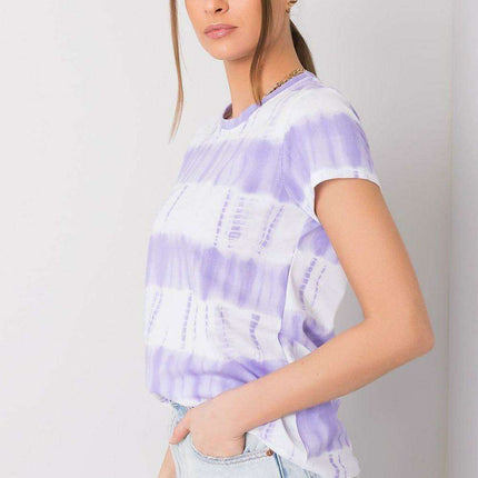 Chic Cotton Graphic Tee For Women Italy Moda Short Sleeve