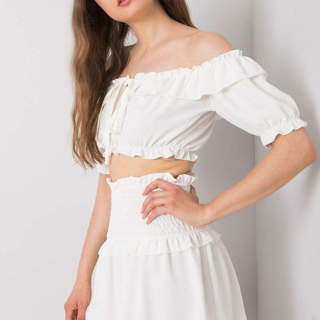 Chic Spanish-Style Tie-Front Top