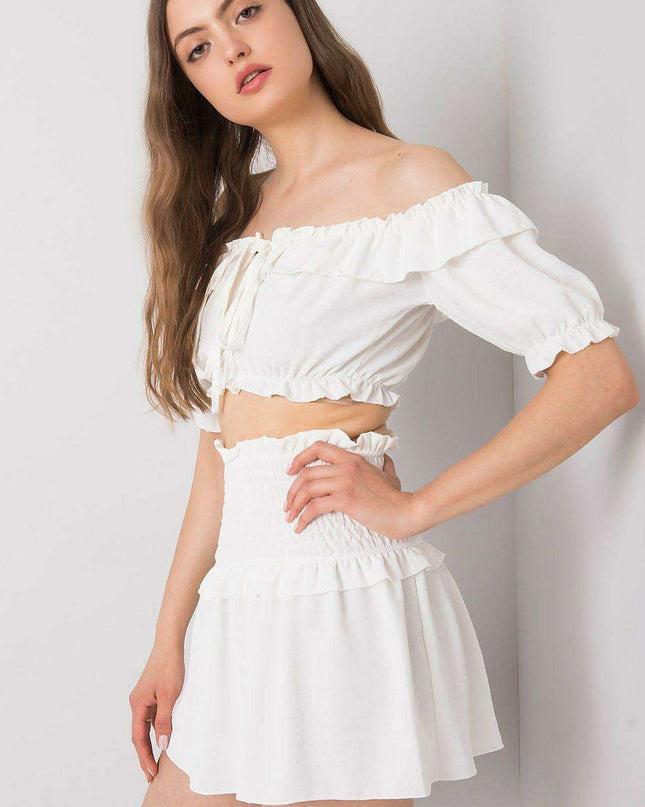 Chic Spanish-Style Tie-Front Top