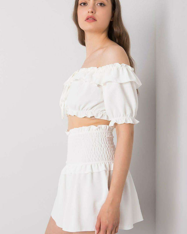 Chic Elastic Waist Summer Mini Skirt