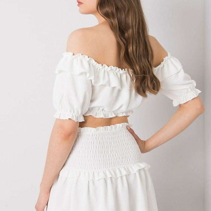 Chic Elastic Waist Summer Mini Skirt