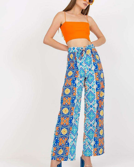 Italian Fashionista Wide Leg Pants Elastic Waistband
