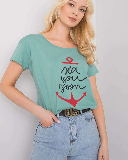 Chic Graphic Print Women's Top