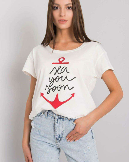 Chic Graphic Print Women's Top