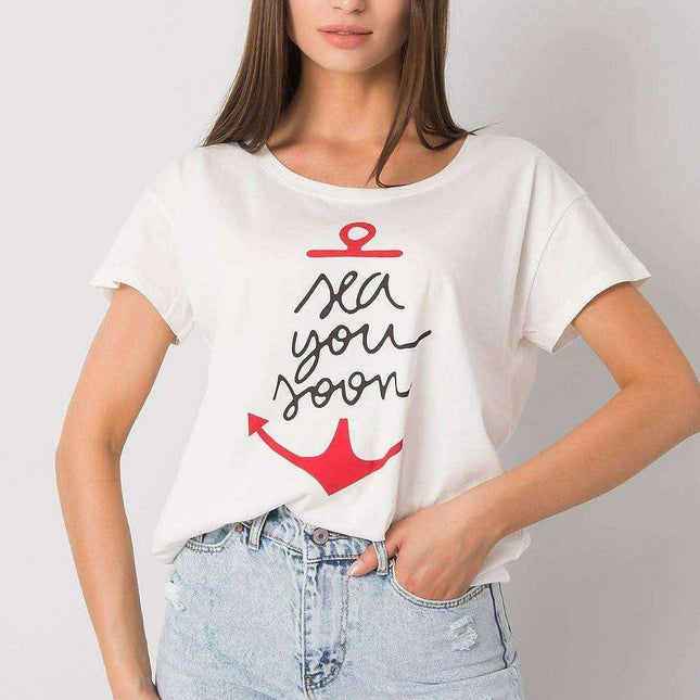 Chic Graphic Print Women's Top