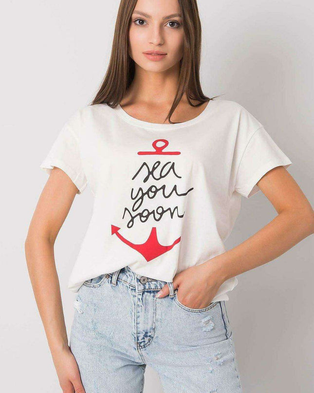 Chic Graphic Print Women's Top