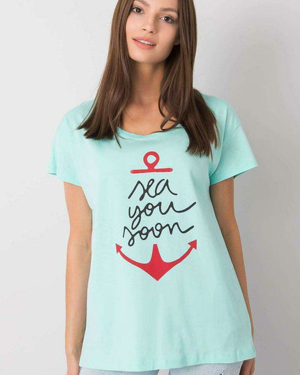 Chic Graphic Print Women's Top