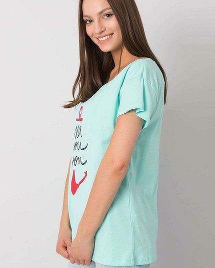 Chic Graphic Print Women's Top