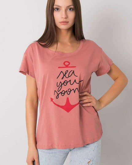 Chic Graphic Print Women's Top