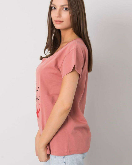 Chic Graphic Print Women's Top