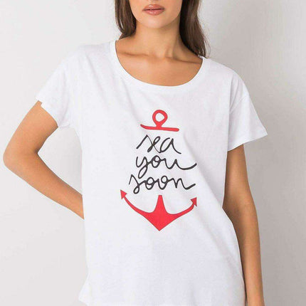 Chic Graphic Print Women's Top