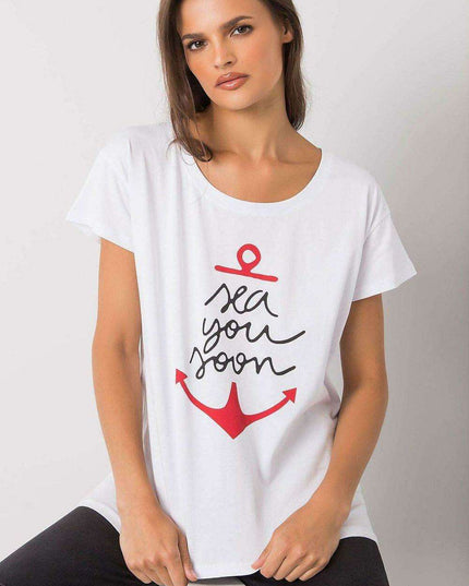 Chic Graphic Print Women's Top
