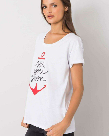 Chic Graphic Print Women's Top