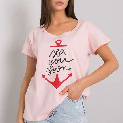 Chic Graphic Print Women's Top
