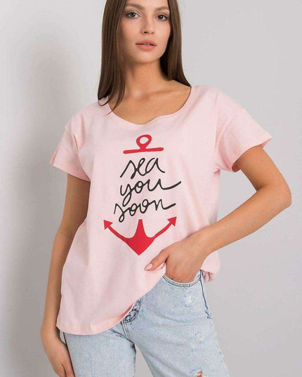 Chic Graphic Print Women's Top