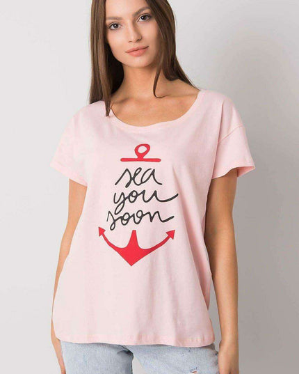 Chic Graphic Print Women's Top