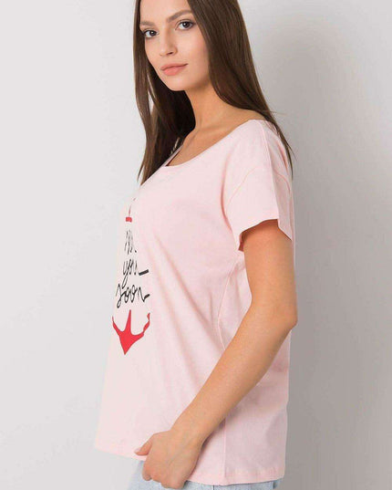 Chic Graphic Print Women's Top