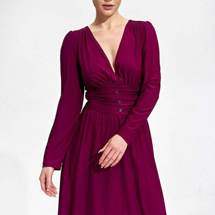 Elegant Sweetheart Flared Dress