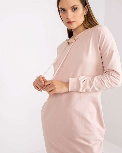Elegant Comfort Long-Sleeve Everyday Dress