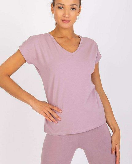 Charming Heart Neckline Cotton T-Shirt for Casual Elegance