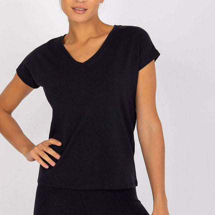 Charming Heart Neckline Cotton T-Shirt for Casual Elegance