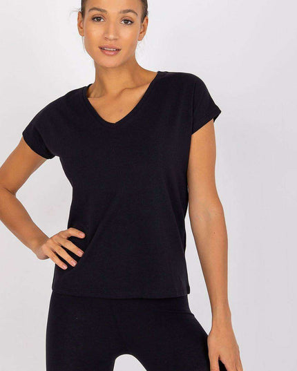 Charming Heart Neckline Cotton T-Shirt for Casual Elegance