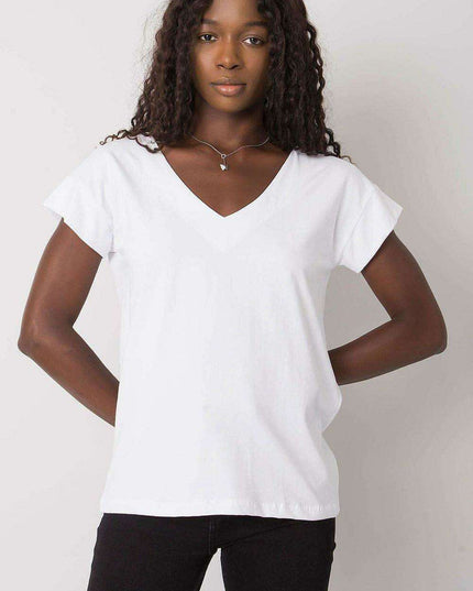 Romantic Heart Cutout Blouse - Trendy Cotton Blend with Short Sleeves