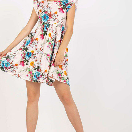 Chic Floral Frill Summer Dress Rue Paris Collection