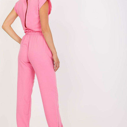 Parisian Summer Ensemble Blouse And Long Pants Set Chic