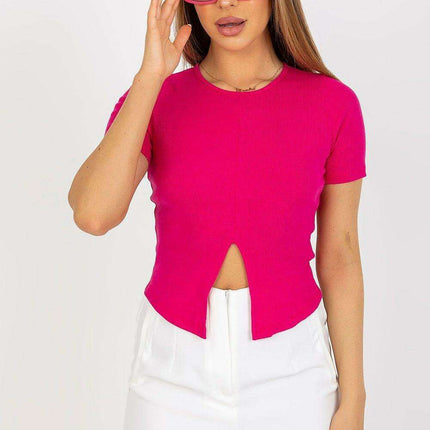 Chic Summer Slit Blouse for Women Elegant European Linen