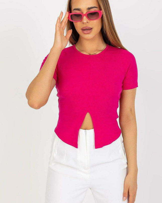 Chic Summer Slit Blouse for Women Elegant European Linen