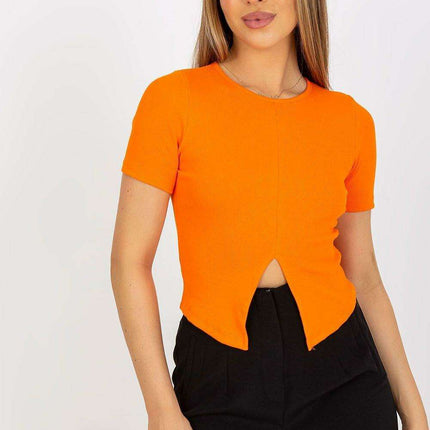 Chic Summer Slit Blouse for Women Elegant European Linen