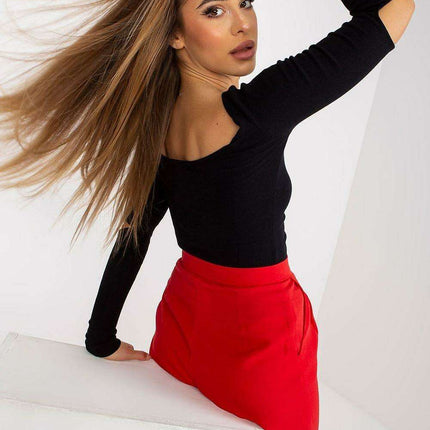 Elegant Parisian Boat Neck Blouse For Women European Design