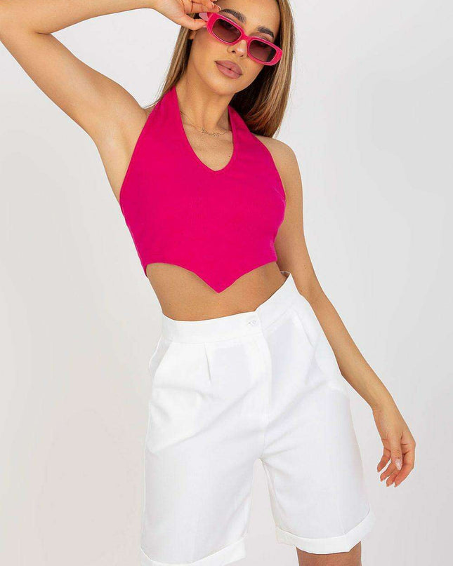 Chic Ribbed Summer Top By Top Rue Paris For Women Style