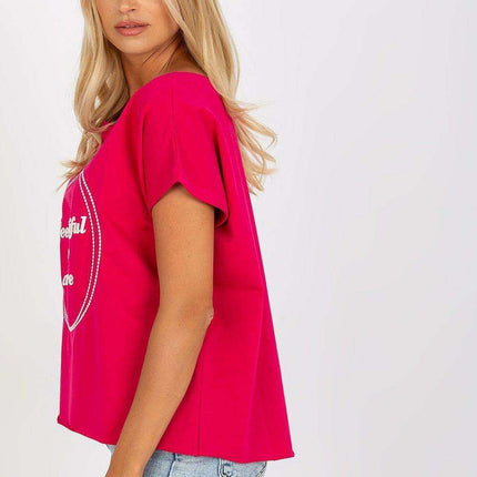 Elegant Embroidered Cotton Blend Top