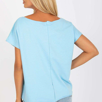 Elegant Embroidered Cotton Blend Top