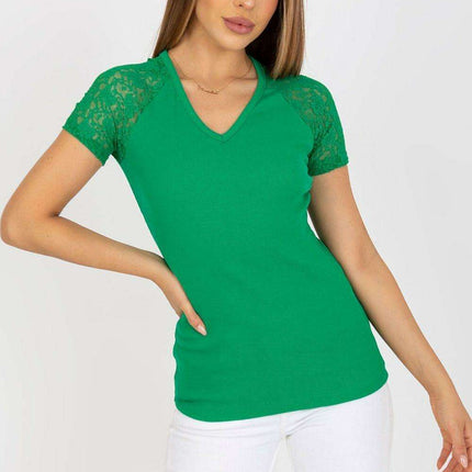 Chic Lace Sleeve Blouse Parisian Charm Collection Edition