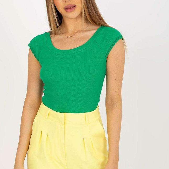 Chic Lace Embellished Parisian Top For Elegant Women