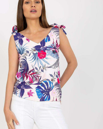 Heartline Elegance Top Rue Paris Heart Neckline Chic