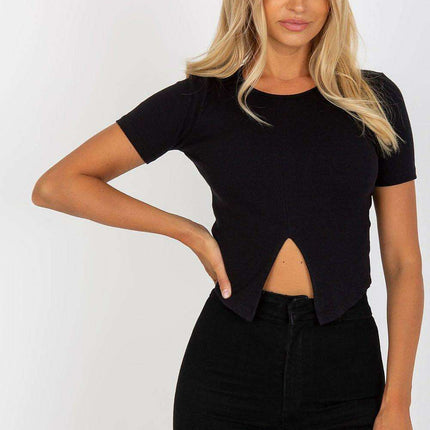 Chic Summer Slit Blouse for Women Elegant European Linen