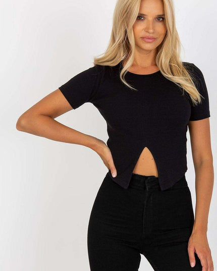 Chic Summer Slit Blouse for Women Elegant European Linen